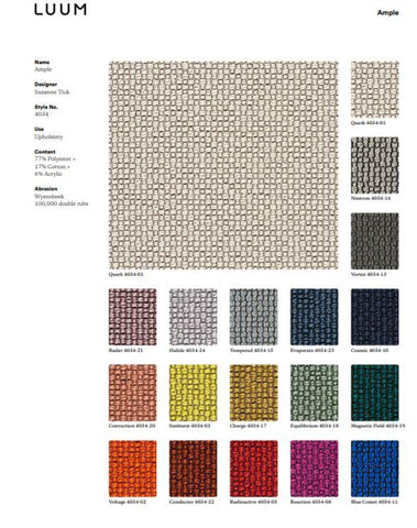AMPLE SAMPLE CARD