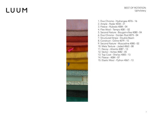 BEST OF ROTATIONS -UPHOLSTERY