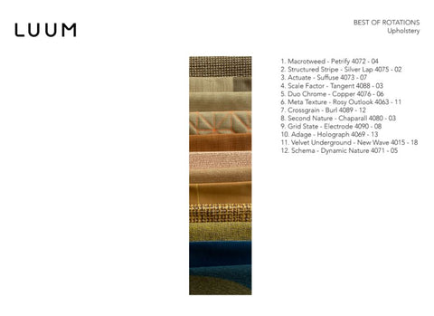 BEST OF ROTATIONS -UPHOLSTERY