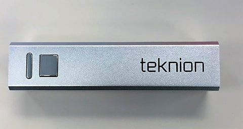 RECTANGULAR SILVER POWER BANK (NOT BRANDED)