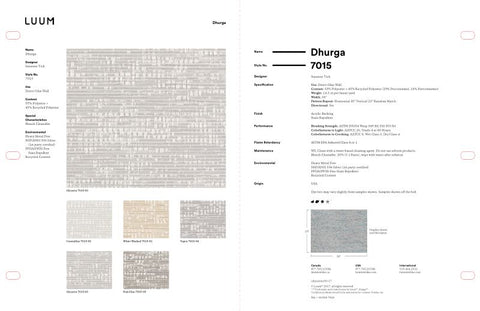 DHURGA SAMPLE CARD