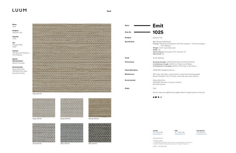 EMIT SAMPLE CARD