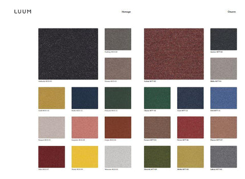 HOMOEUVRE SAMPLE CARD
