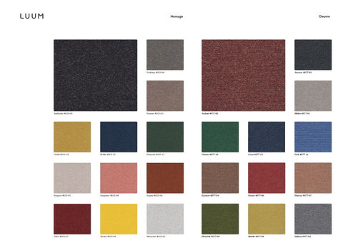 HOMOEUVRE SAMPLE CARD
