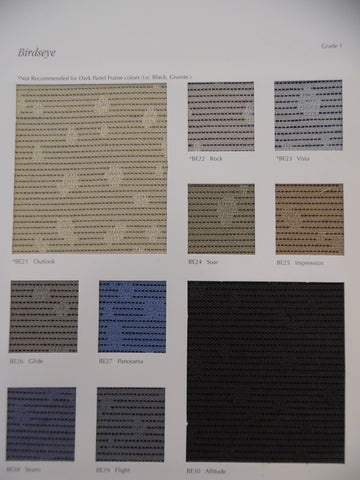 BOULEVARD BIRDSEYE SAMPLE CARD