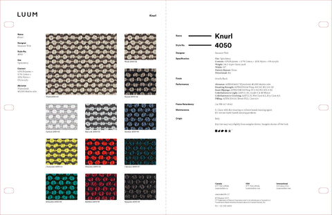 KNURL SAMPLE CARD