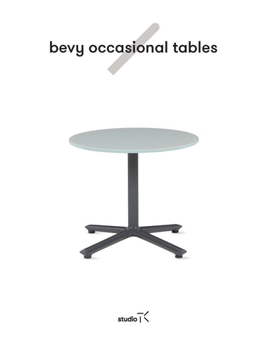 BEVY OCCASIONAL TABLES SELL SHEET
