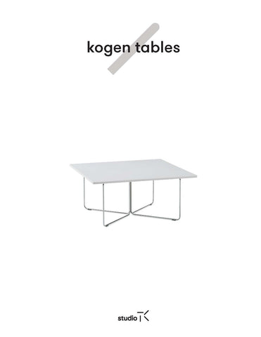 KOGEN TABLES SELL SHEET
