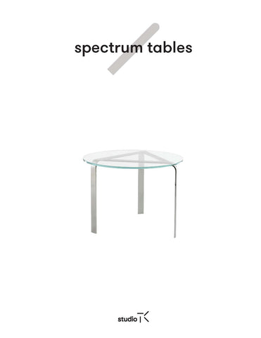 SPECTRUM TABLES SELL SHEET