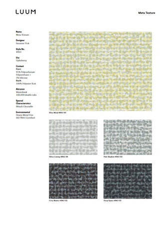 META TEXTURE SAMPLE CARD