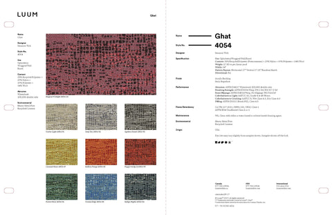 GHAT SAMPLE CARD