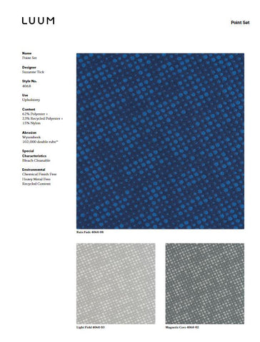 POINT SET SAMPLE CARD