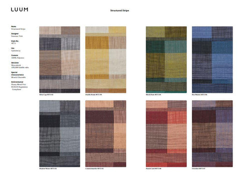 STRUCTURED STRIPE SAMPLE CARD
