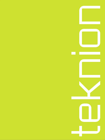 TEKNION PRESENTATION FOLDER - YELLOW