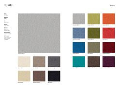 FULL WOOL SAMPLE CARD