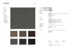 FILAR SAMPLE CARD
