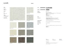 LUSTRADO SAMPLE CARD