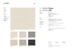 PRESSE SAMPLE CARD