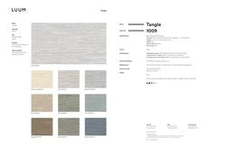 TANGLE SAMPLE CARD
